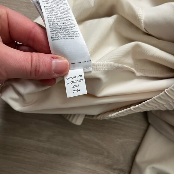 Athleta Women’s Pinnacle High Rise Trouser Bone Wide Leg - Size 8 - Picture 8 of 9